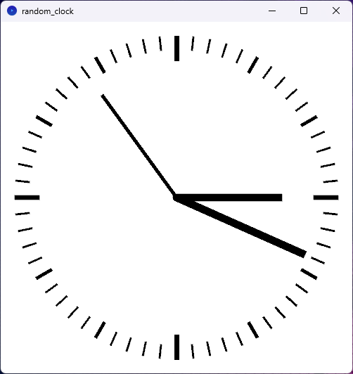 Clock in Processing